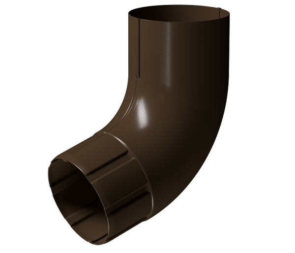 Колено 72° D90 Döcke STAL PREMIUM Каштан, (RAL 8017) купить в Барнауле