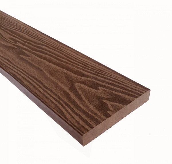 Террасная доска из ДПК Terrapol Смарт 3D Полнотелая без паза Орех Милано купить в Барнауле