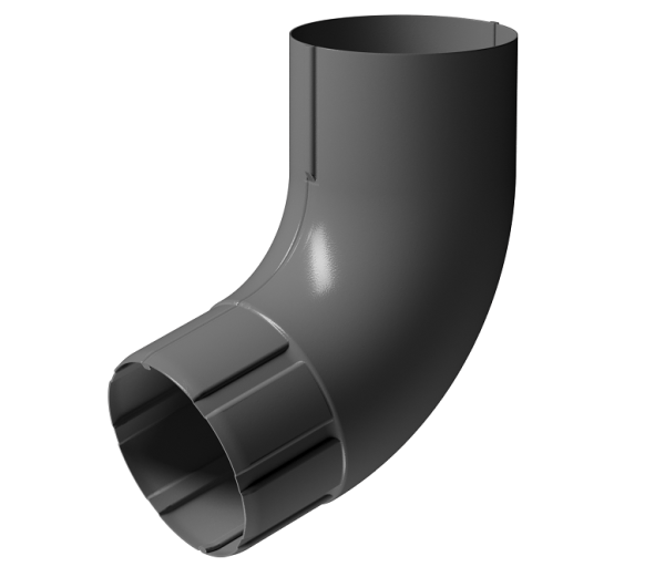 Колено 72° D90 Döcke STAL PREMIUM Графит, (RAL 7024) купить в Барнауле