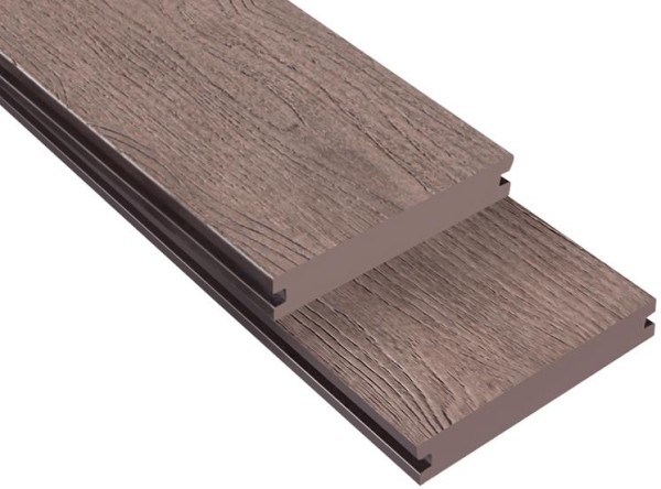 Террасная доска ДПК Outdoor 3D полнотелая NEVADA/CALIFORNIA BROWN коричневая микс купить в Барнауле