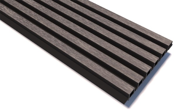 Реечные панели WOODVEX Lines Ultra Smoke gray купить в Барнауле