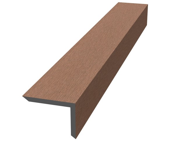 Уголок ДПК для террасной доски NauticPrime, 60x40x2900мм Кедр купить в Барнауле