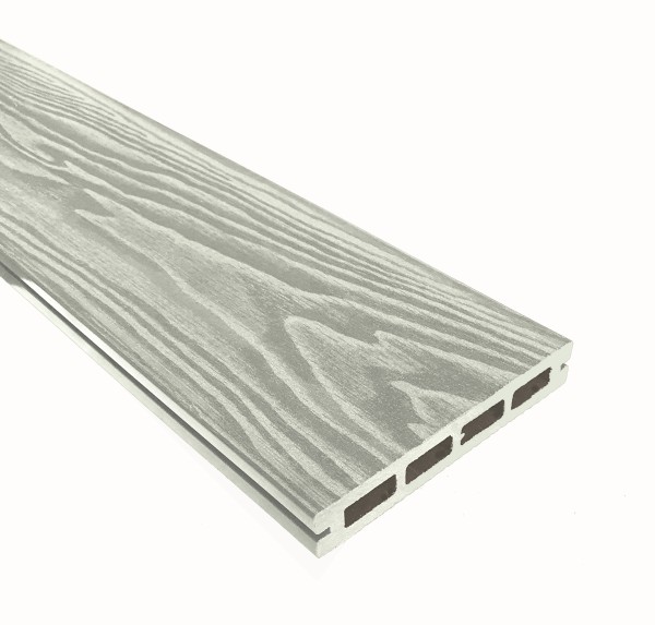 Террасная доска из ДПК Terrapol Смарт 3D Пустотелая с пазом Дуб беленый купить в Барнауле