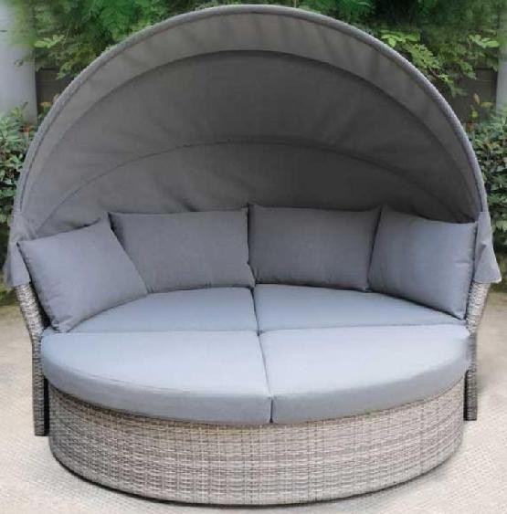 Диван-Трансформер AFINA плетеный из иск. ротанга AFM-325G Grey купить в Барнауле
