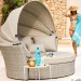 Диван-Трансформер AFINA плетеный из иск. ротанга AFM-325 Beige купить в Барнауле