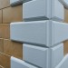 Угол Наружный к Фасадным Термопанелям Доломит Дагестанский Камень 400 мм Белый купить в Барнауле