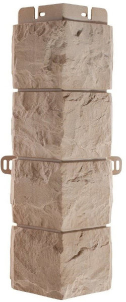 Фасадная панель Наружный угол фагот (талдомский), 0,45 х 0,13м (н) купить в Барнауле