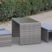 Диван-Трансформер AFINA плетеный из иск. ротанга S330G-W78 Grey купить в Барнауле