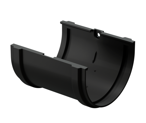 Соединитель желоба Docke Premium ПВХ - Карбон купить в Барнауле