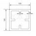 Столб SEQUOIA Evolution 3D WOOD GRAY купить в Барнауле