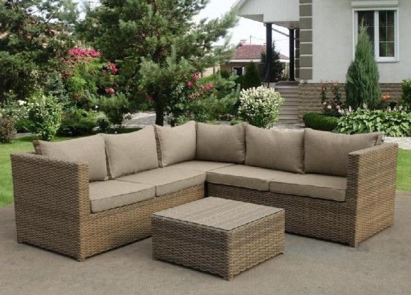 Комплект мебели AFINA плетеной из иск. ротанга YR825B Beige купить в Барнауле