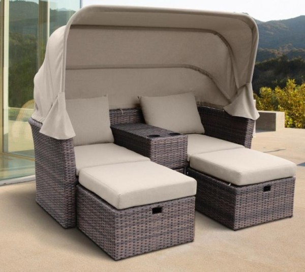 Комплект мебели AFINA плетеной из иск. ротанга AFM-330B Brown купить в Барнауле