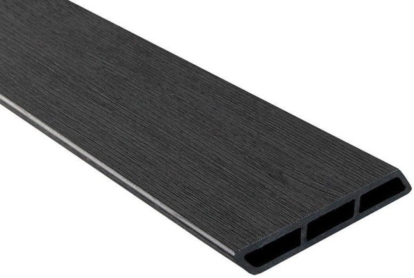 Доска Ромбус 3D ДПК Outdoor STORM BLACK черная купить в Барнауле
