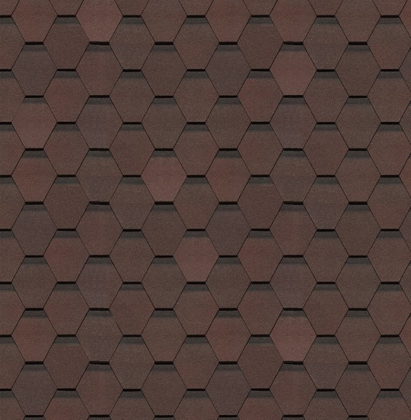 Гибкая черепица Docke, коллекция Шеффилд – Зрелый каштан купить в Барнауле