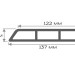 Доска Ромбус 3D ДПК Outdoor STORM GREY серая микс купить в Барнауле