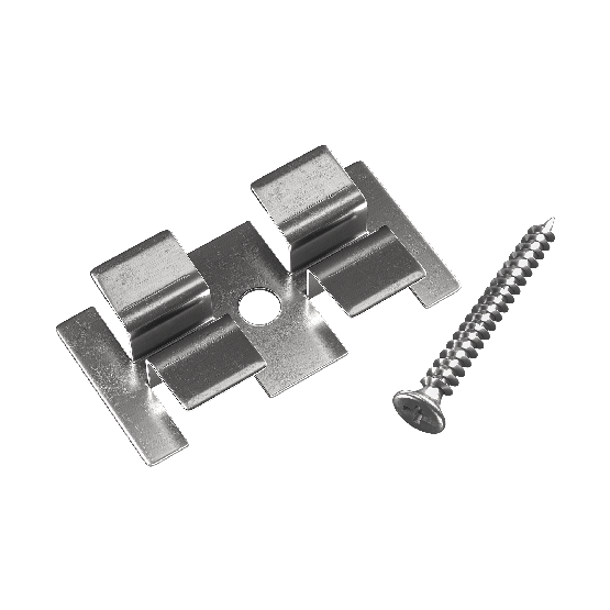 Клипса с саморезом, Grinder шовный монтаж 5 mm купить в Барнауле
