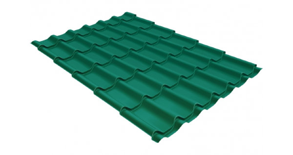 Металлочерепица классик 0,5 Satin RAL 5021 купить в Барнауле
