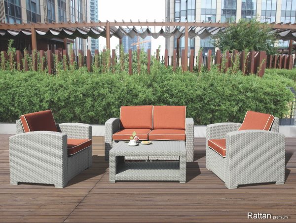 Уличные диваны и кресла коллекции Rattan Premium 4 купить в Барнауле