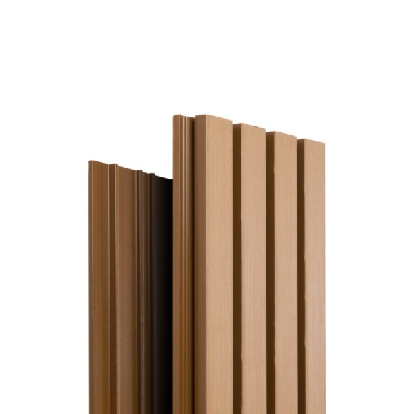 Фасадная доска Ecodecking Техно реечная 200х26х3000 Бронза купить в Барнауле Фасадная доска Ecodecking Техно реечная 200х26х3000 Бронза купить в Барнауле