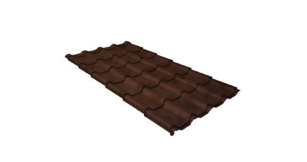 Металлочерепица камея 0,45 Safari Twincolor Brown купить в Барнауле