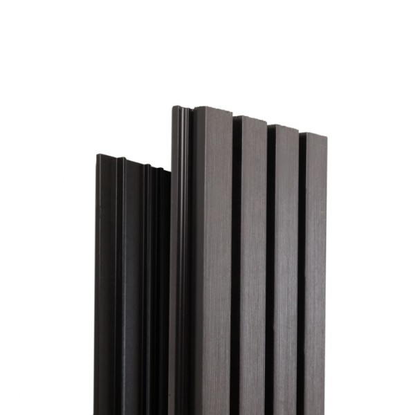 Фасадная доска Ecodecking Техно реечная 200х26х3000 Графит купить в Барнауле Фасадная доска Ecodecking Техно реечная 200х26х3000 Графит купить в Барнауле