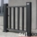 Ограждение из ДПК Outdoor Классик 3D STORM чёрный купить в Барнауле
