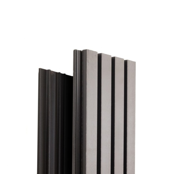 Фасадная доска Ecodecking Техно реечная 200х26х3000 Серый купить в Барнауле Фасадная доска Ecodecking Техно реечная 200х26х3000 Серый купить в Барнауле