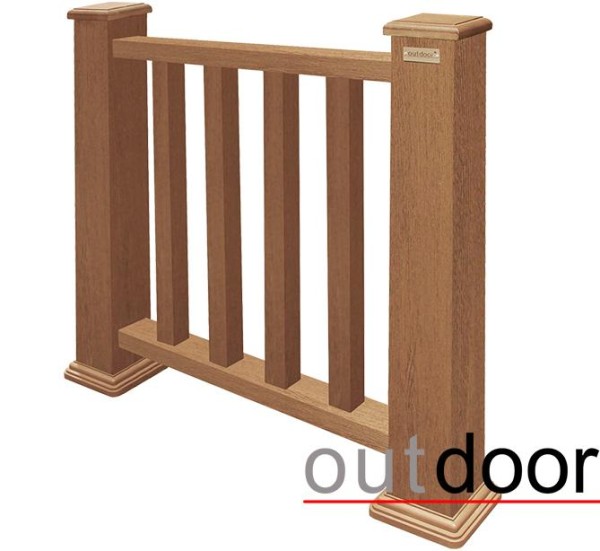 Ограждение из ДПК Outdoor Классик 3D STORM дуб купить в Барнауле
