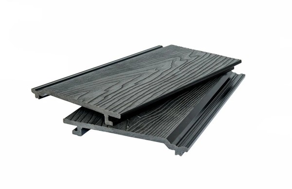 Фасадная доска 3D WOOD BRUSHING, чёрный купить в Барнауле