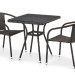 Комплект плетеной мебели AFINA из иск. ротанга T282BNT/Y137C-W53 Brown 2Pcs купить в Барнауле
