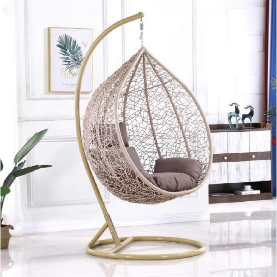 Кресло Подвесное из искусственного ротанга AFM-169A-XLB Beige купить в Барнауле