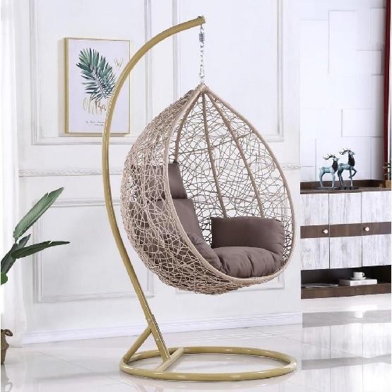 Кресло Подвесное из искусственного ротанга AFM-169A-LB Beige купить в Барнауле