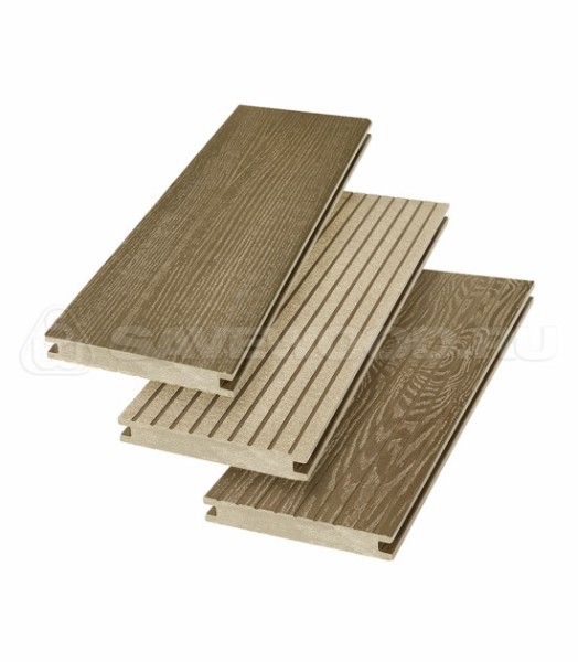 Террасная доска SW Fraxinus (R) полнотелая «SaveWood» Тик купить в Барнауле