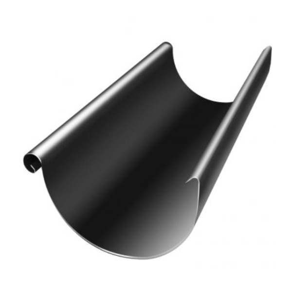 Водосток Grand Line 125x90 – Желоб 3м RAL 9005 купить в Барнауле