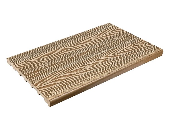 Ступень полнотелая из ДПК Deckart Step 3D Орех купить в Барнауле