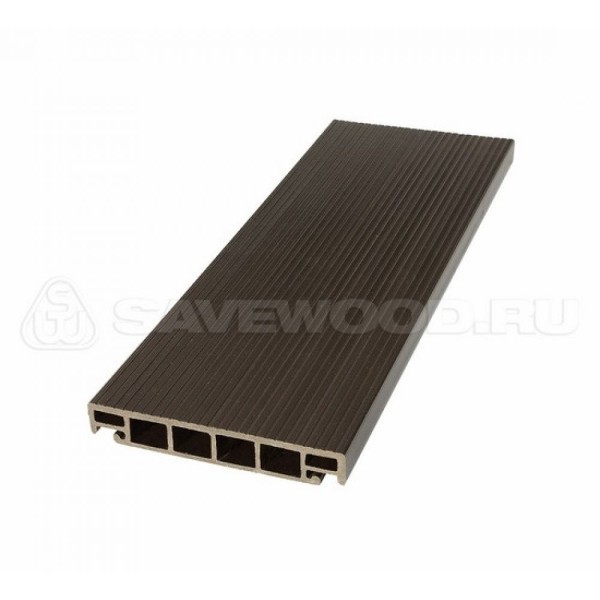 Террасная доска из ДПК SW-Salix «SaveWood» темно-коричневый купить в Барнауле