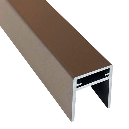 П-профиль Алюминиевый EasyDecking 35x25 Венге купить в Барнауле