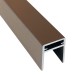 П-профиль Алюминиевый EasyDecking 35x25 Венге купить в Барнауле
