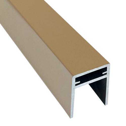 П-профиль Алюминиевый EasyDecking 35x25 Дуб купить в Барнауле