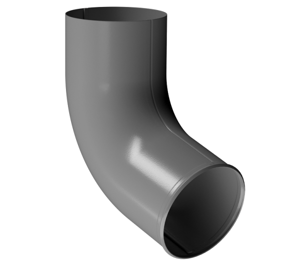 Отвод трубы D90 Döcke STAL PREMIUM Графит, (RAL 7024) купить в Барнауле