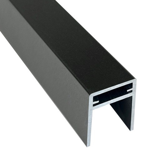 П-профиль Алюминиевый EasyDecking 35x25 Черное дерево купить в Барнауле