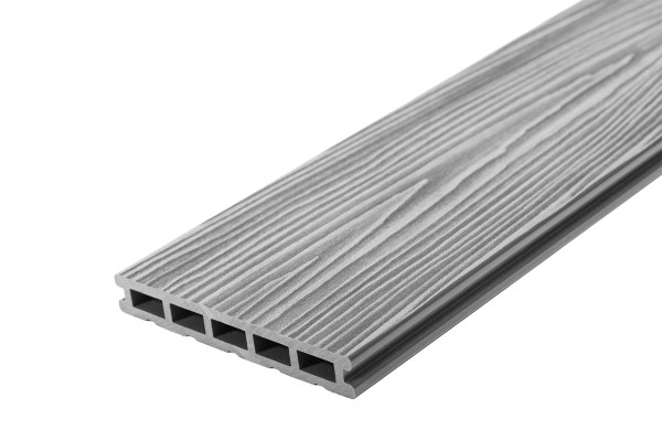 Террасная доска из ДПК RusDecking Unodeck Mogano - Серый купить в Барнауле