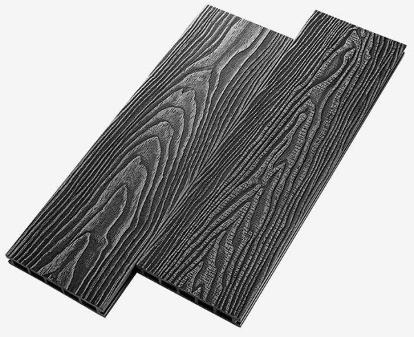 Террасная доска из ДПК RusDecking Unodeck Vintage - Графит купить в Барнауле