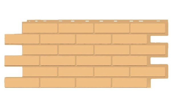 Фасадная панель T-Siding Кирпич Модерн Эко Крем купить в Барнауле