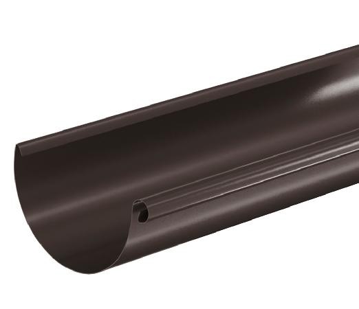Водосток Aquasistem, система 125x90 - Водосточный желоб 3.00м RR 32 Тёмно Коричневый купить в Барнауле