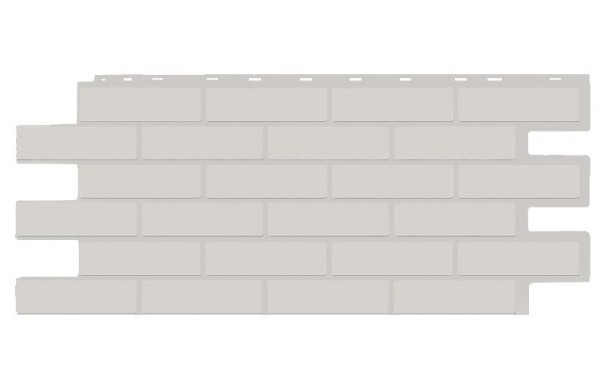 Фасадная панель T-Siding Кирпич Модерн Эко Уайт купить в Барнауле