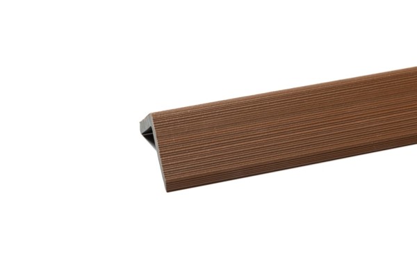 Уголок торцевой Ecodecking Скай коэкструзия 45х45х3000 Тик купить в Барнауле Уголок торцевой Ecodecking Скай коэкструзия 45х45х3000 Тик купить в Барнауле