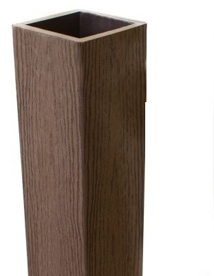 Столб опорный Woodvex Co-Extrusion Темно - Коричневый купить в Барнауле