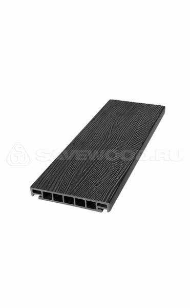 Террасная доска из ДПК SW Salix (S) (R) черный купить в Барнауле