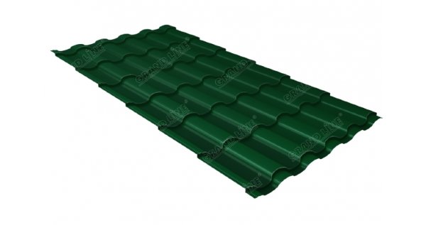 Металлочерепица кредо 0,45 Drap RAL 6005 зеленый мох купить в Барнауле